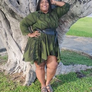 Obi belt black studded plus size belt